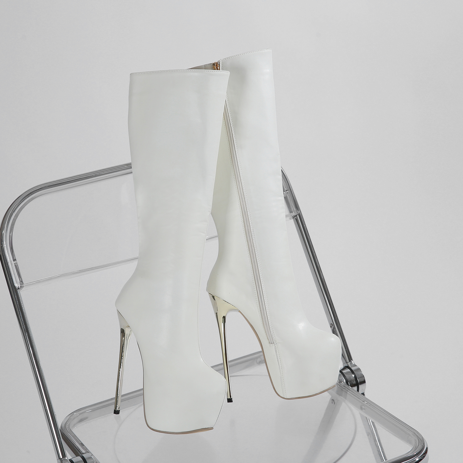 2024 New Style DiGirL Women's Over Knee High Heel Boots 16cm